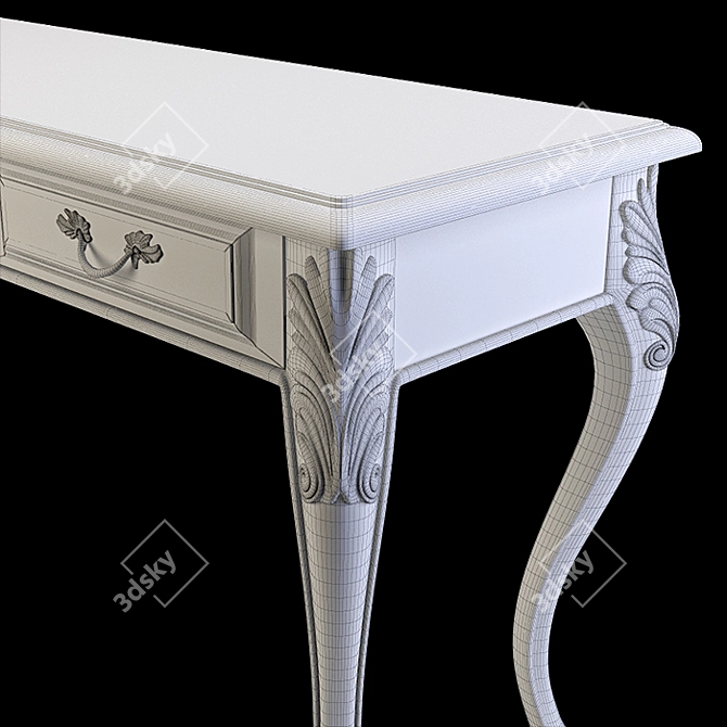 Sleek Louise Console Table: Elegant and Functional 3D model image 4