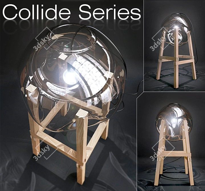 Luminous Bubble Pendant 3D model image 1