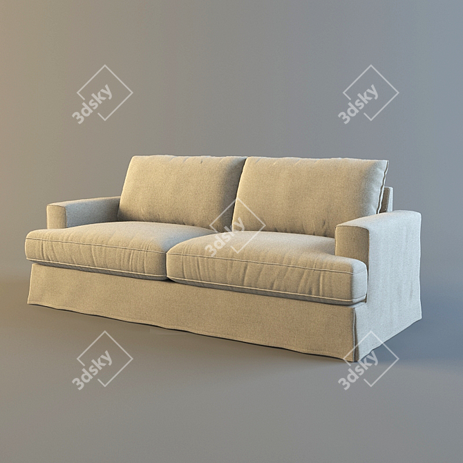 Elegant Busnelli Four: Perfect Comfort & Style 3D model image 1