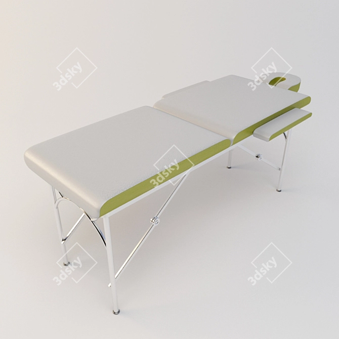 Relax & Rejuvenate: Massage Table 3D model image 1