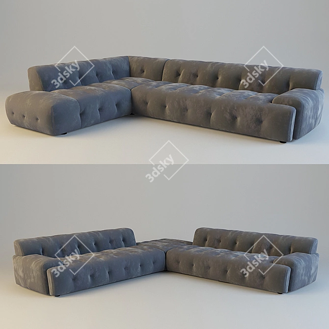 Modern Elegance: Roche Bobois Blogger 3D model image 1