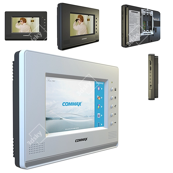 Title: Commax CDV-71AM Intercom 3D model image 1