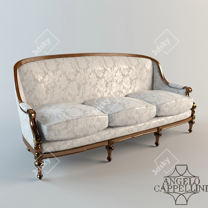 Marino Collection 3-Seater Sofa 3D model image 1