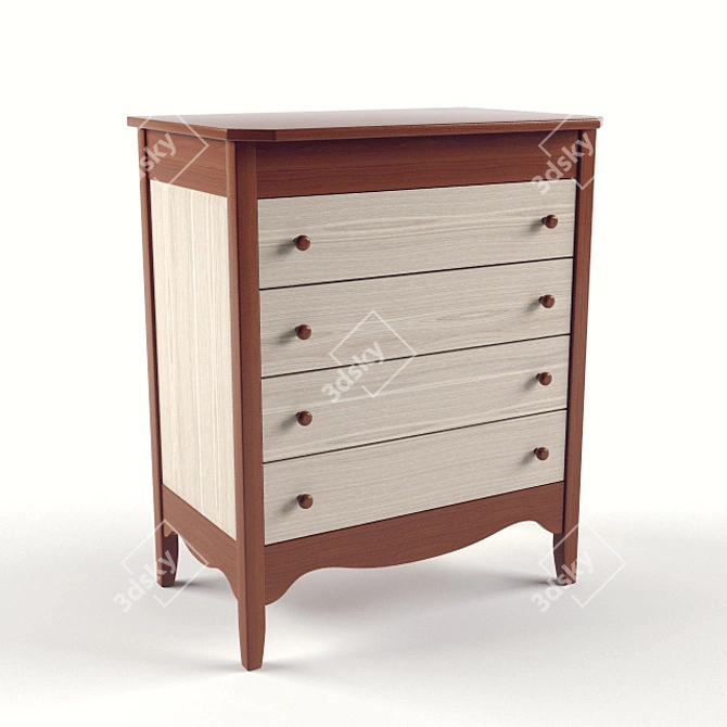Scout Chest of Drawers 3D model image 1