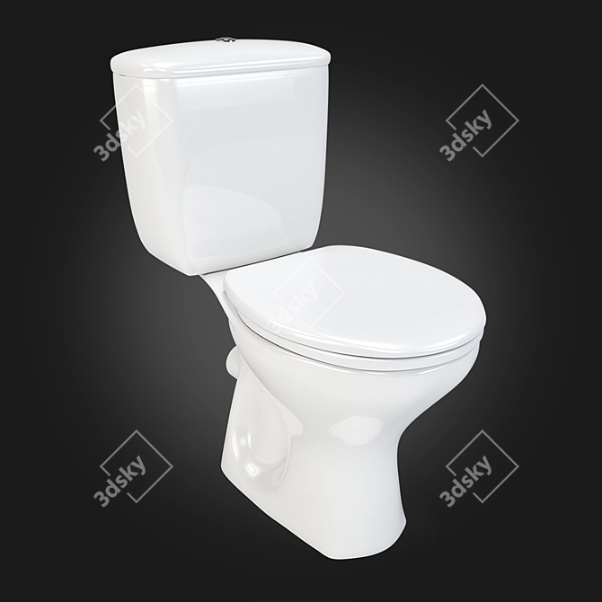 Cersanit President Toilet 3D model image 1