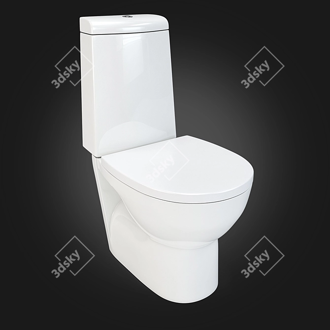 Title: Roca Victoria Nord Toilet 3D model image 1