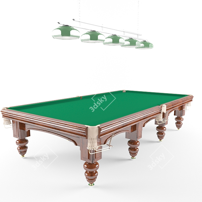 Classic Russian Billiards Tables 3D model image 1