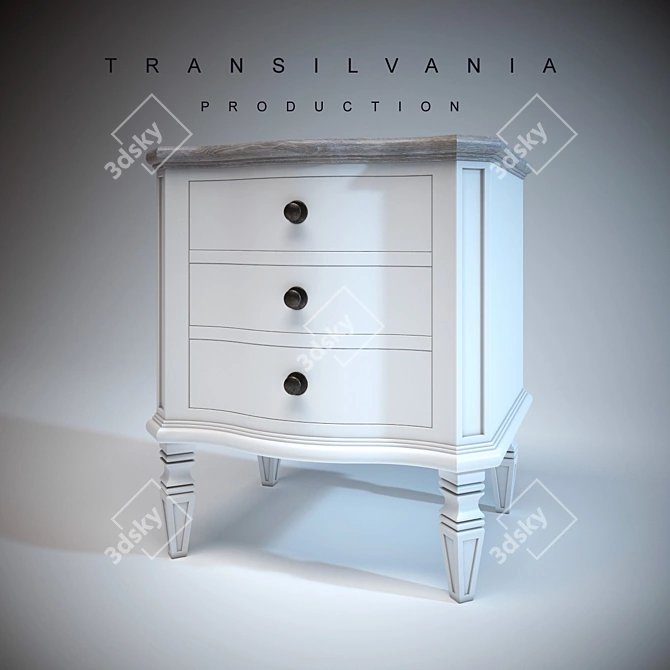 Transilvania Production Nightstand 3D model image 1