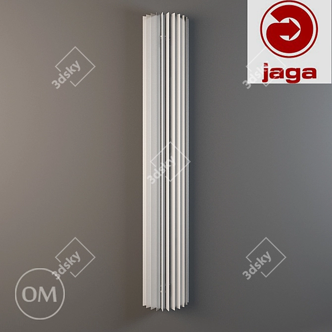 Jaga IGUANA CIRCO Radiator - 31.3 x 180 cm 3D model image 1