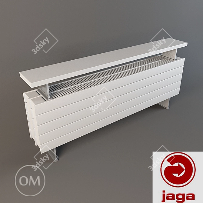 Jaga Panel Plus BE - Stylish Radiator 3D model image 1