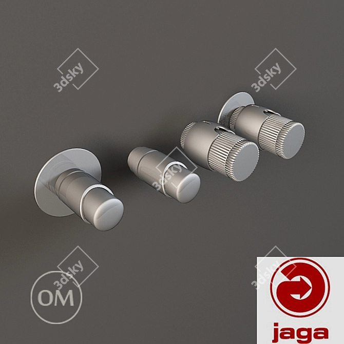 Jaga Valves - Efficient Heating Control 3D model image 1