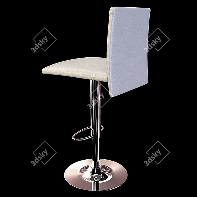 Latina SG Bar Chair: Sleek Design & Optimal Height 3D model image 3