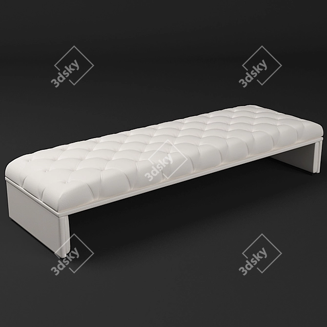 Elegant Edward Chaise: Lounge in Style 3D model image 2