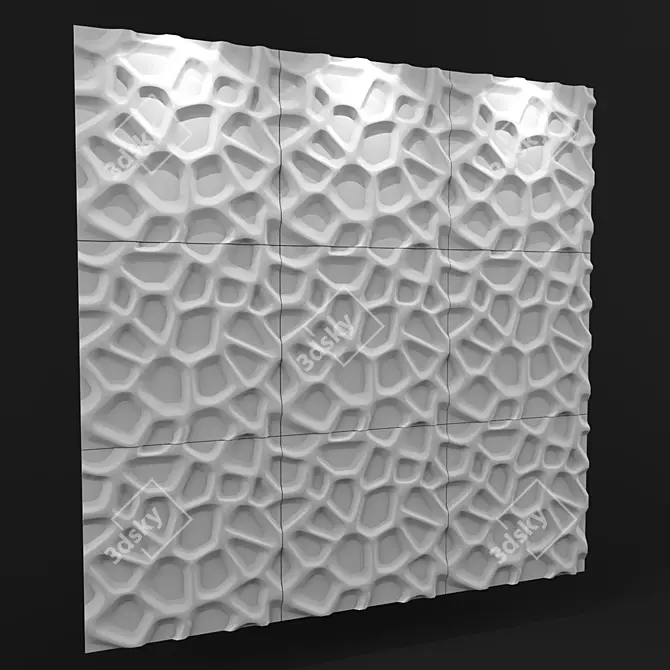 Eco-Panel Gaps: sustainable and stylish solution 3D model image 1