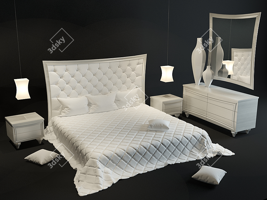 Luxurious Italian Mantellassi Home Decor 3D model image 1