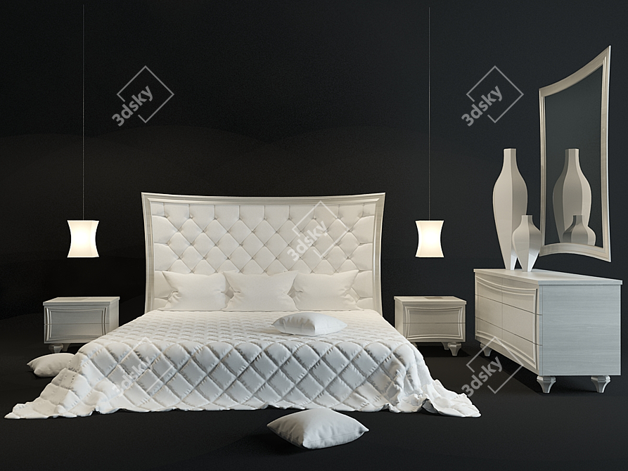 Luxurious Italian Mantellassi Home Decor 3D model image 2