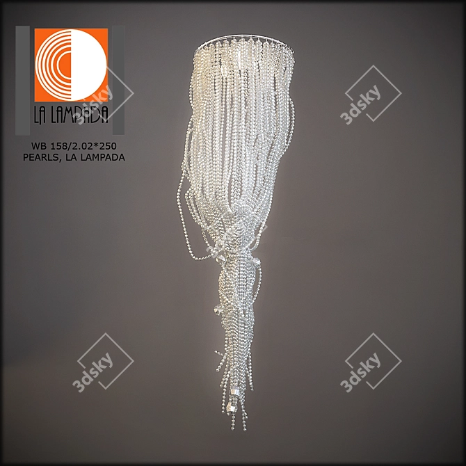 Italian LA LAMPADA WB 158/2.02 Pendant 3D model image 1