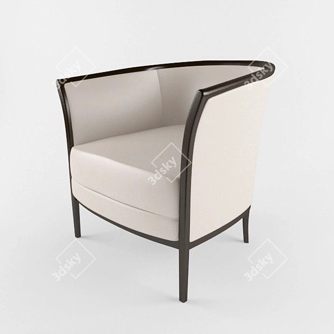 Кресло - Chair

Title: Elegant Velvet Lounge Chair 3D model image 1
