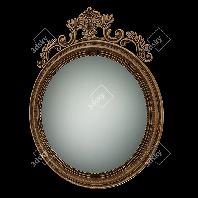 F.A.L. M8969 Mirror: Elegant & Functional 3D model image 5