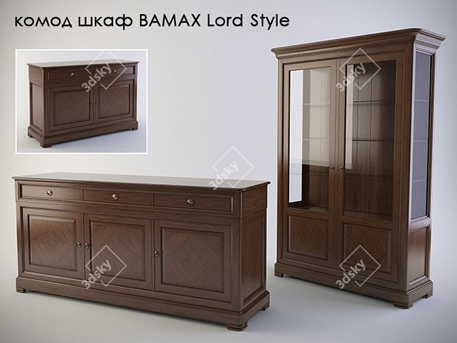 Bamax Lord Style Dresser 3D model image 1