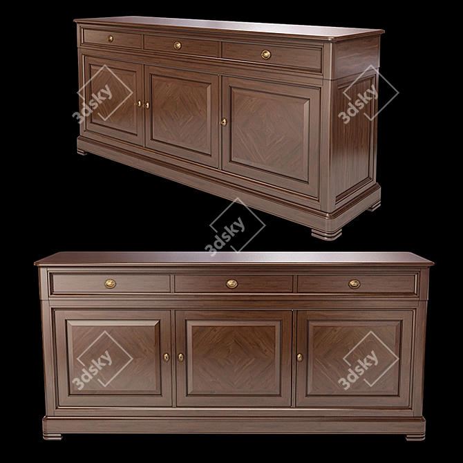 Bamax Lord Style Dresser 3D model image 3