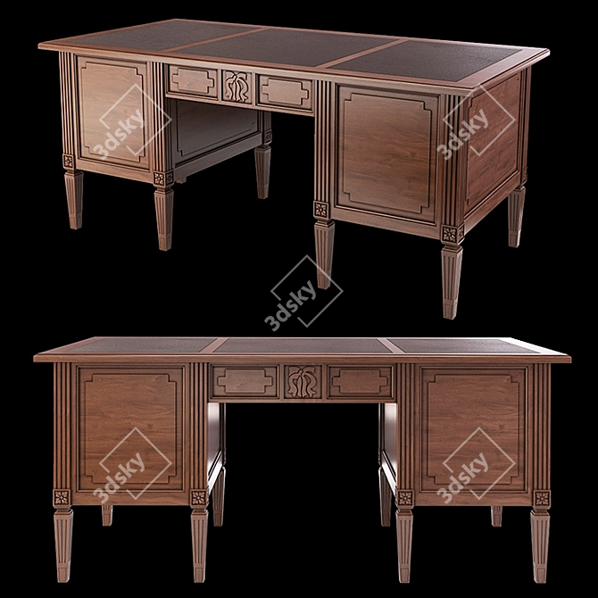 BAMAX Day by Day Writing Desk 3D model image 13