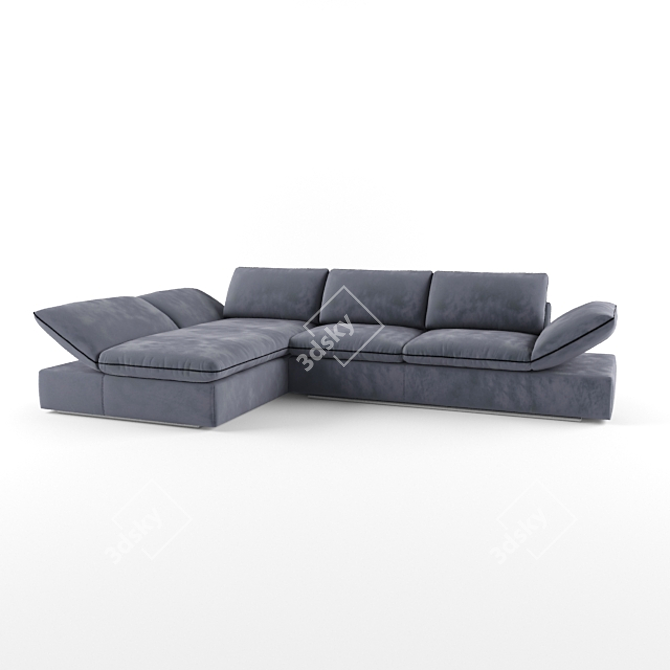 Modern Italian Bonton Sofa 3D model image 1