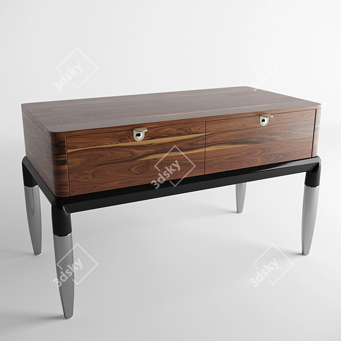 Giorgetti Roi: Russian Translatable Modern Luxury Table 3D model image 1