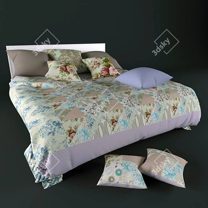  Patchwork Dream Set 3D model image 1