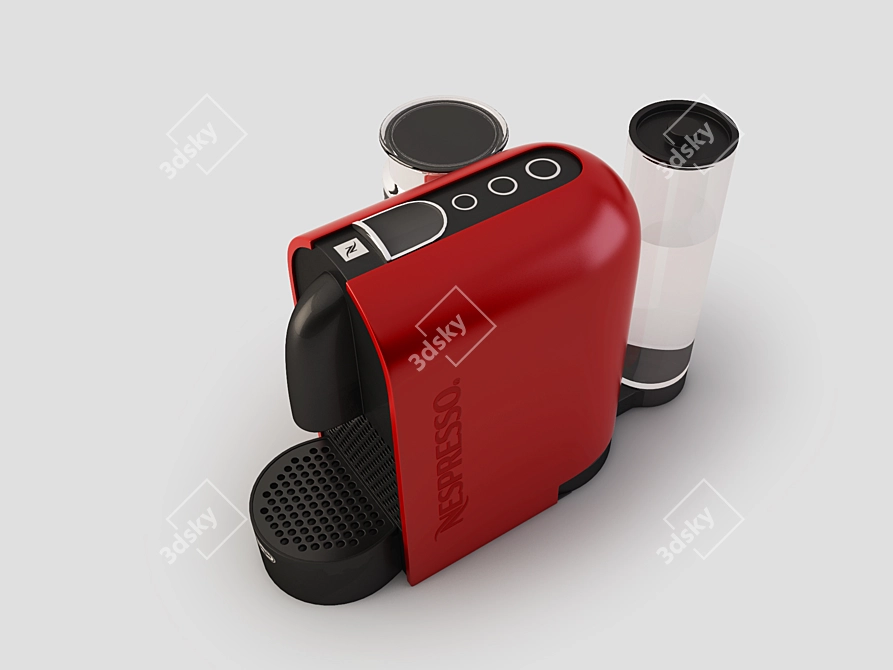 Nespresso Umilk EN 210: Premium Coffee Maker 3D model image 2