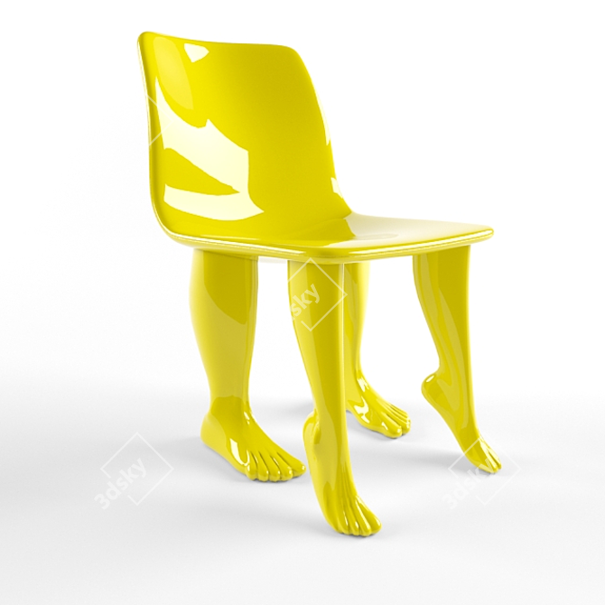 Pharrell Perspective Chair: Modern Elegance 3D model image 1