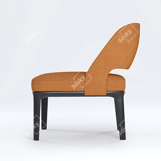 Elegant Minotti Owens Chair 3D model image 3