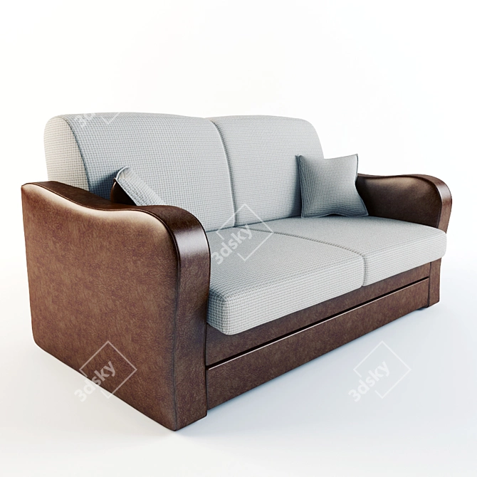 Cozy Comfort Sofa 3D model image 1