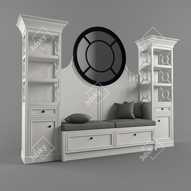 Custom-made Furniture Group 3D model image 1