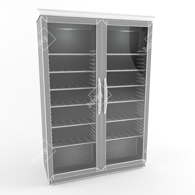 Wine Cooling Cabinet 3D model image 2