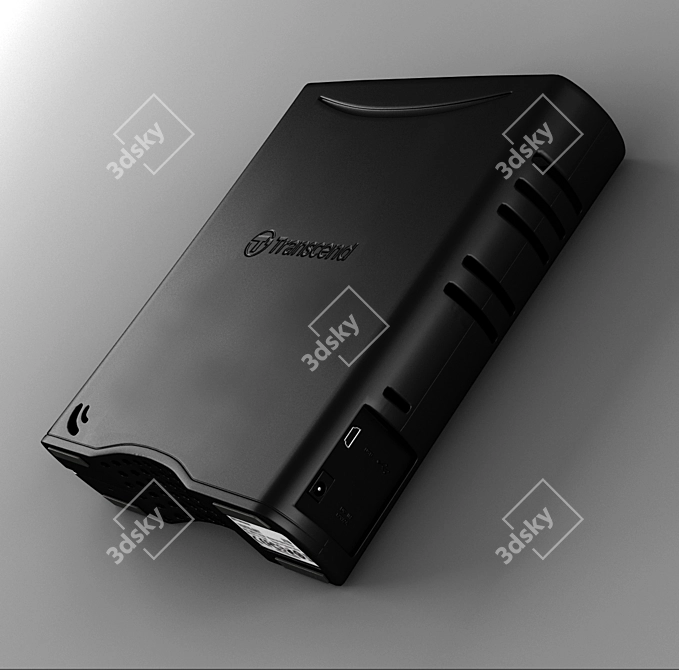 Ultimate Data Storage: Transcend StoreJet 35T 3D model image 2