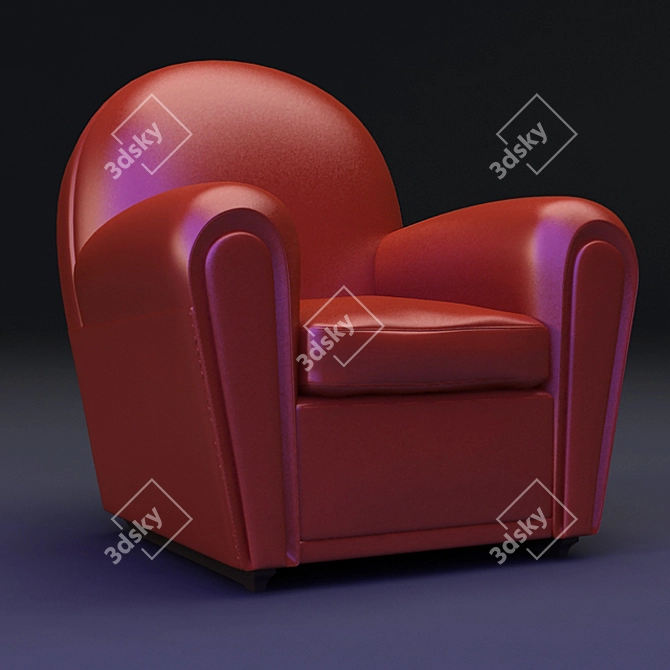 Poltrona Frau Baby Vanity Fair: Luxurious Elegance for Little Ones 3D model image 1