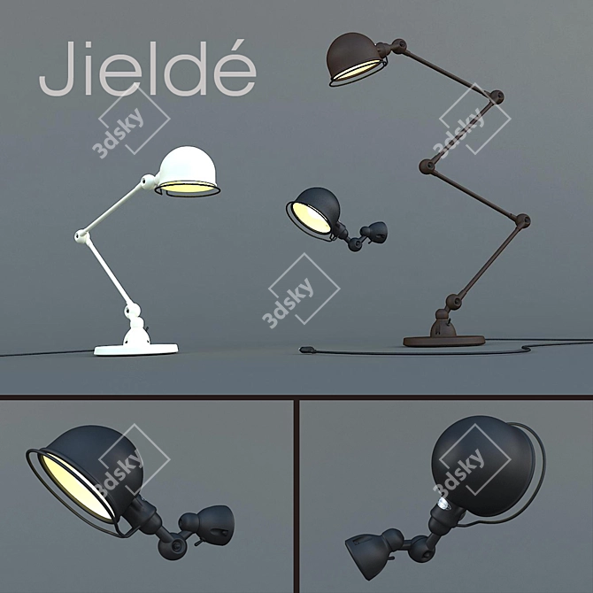 Industrial Elegance: Jielde Lamp 3D model image 1