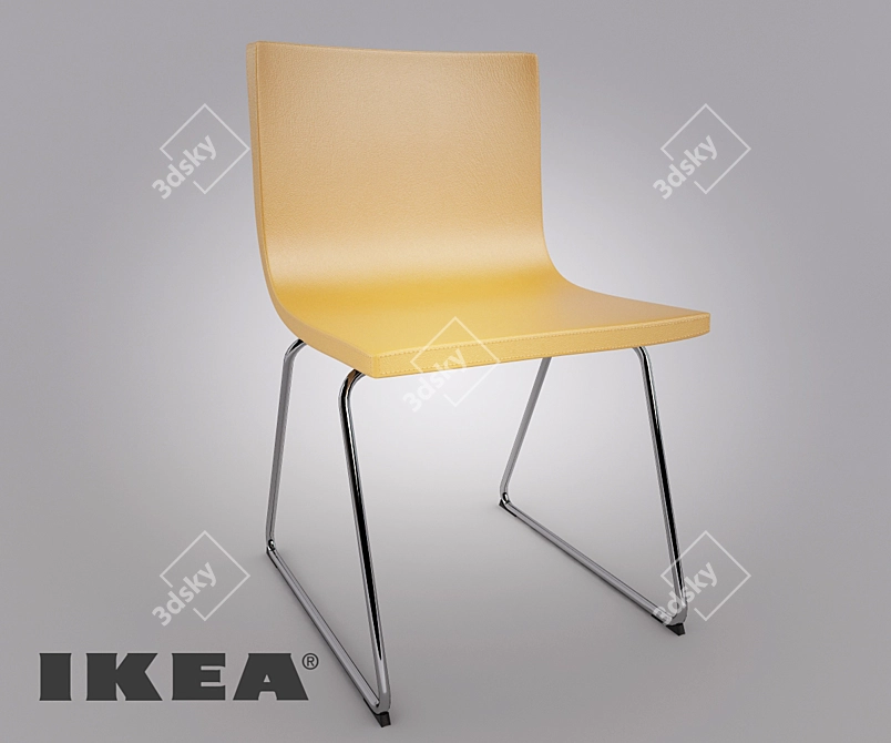 Berngard Chair: Chic and Versatile Furniture 3D model image 1