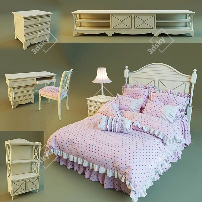 Camden Collection Kids Furniture 3D model image 1