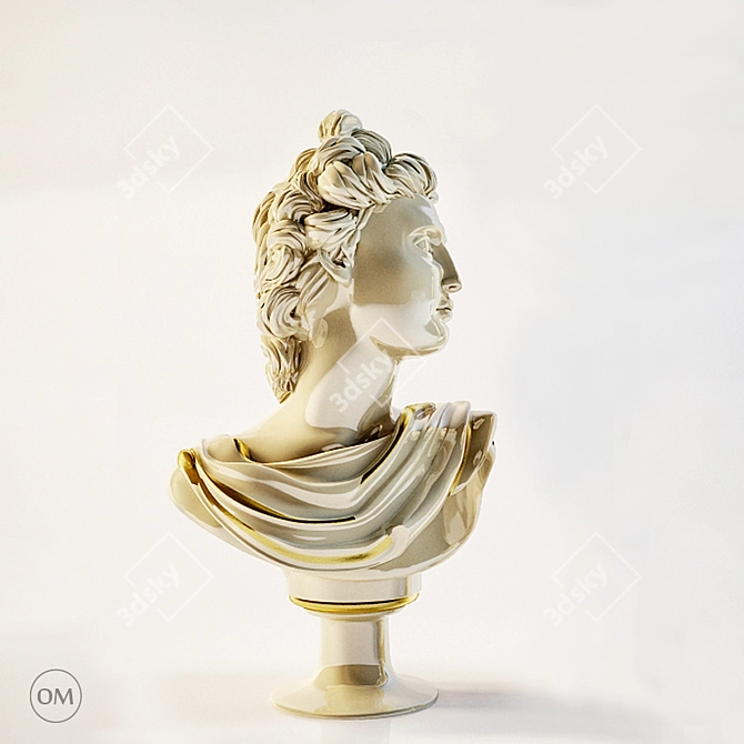 Vismara Design Miniature David Sculpture 3D model image 1