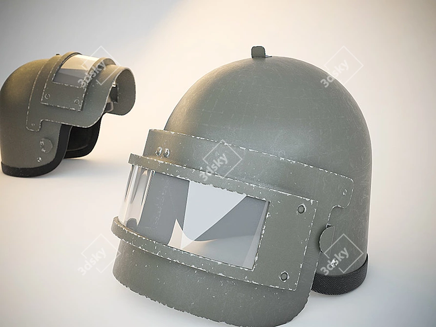 SecureShield K6-3 Helmet 3D model image 2