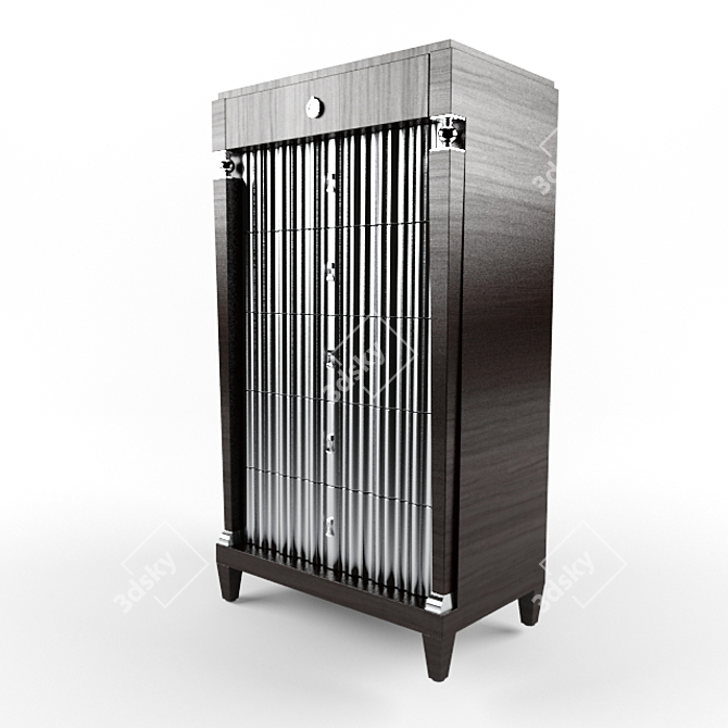 Elegant Barri Highboy 3D model image 1