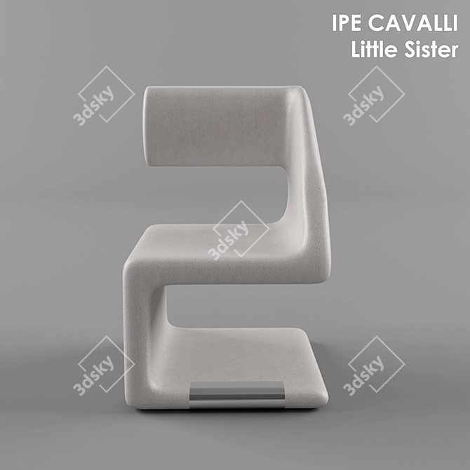 IPE CAVALLI 'Little Sister' Chair 3D model image 2