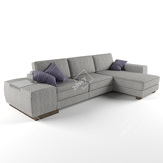 Natuzzi Dominio Sofa 3D model image 1