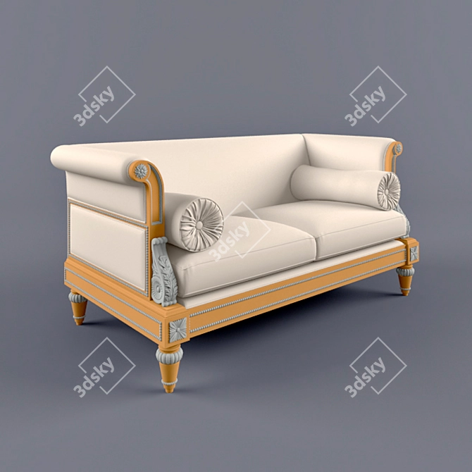 Luxury Clive Christian Sofa 3D model image 1