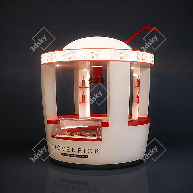 Exquisite Movenpick Ice Creams 3D model image 1