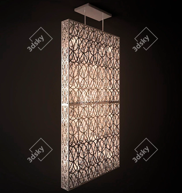 Elegant Vertical Arabesque VG 3D model image 1