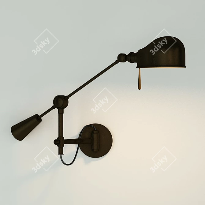 RL '67 Boom Wall Lamp 3D model image 3