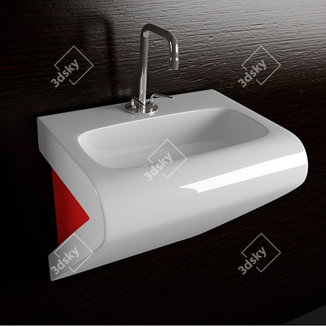 LA FONTANA Modern Design Sink 3D model image 1